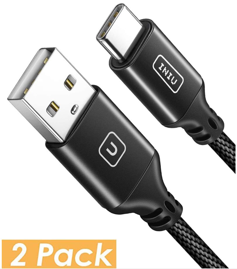 This image has an empty alt attribute; its file name is INIU-USB-C-Charge-Cable-Type-C-Charging-Cable-2-Pack-3.3ft-Fast-Charge-Cable-Nylon-Braided_ys.jpg