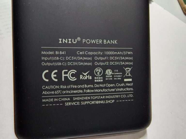 INIU 10000mAh Portable Charger Power Bank BI-B1 BI-B41 USB C Slimmest ...